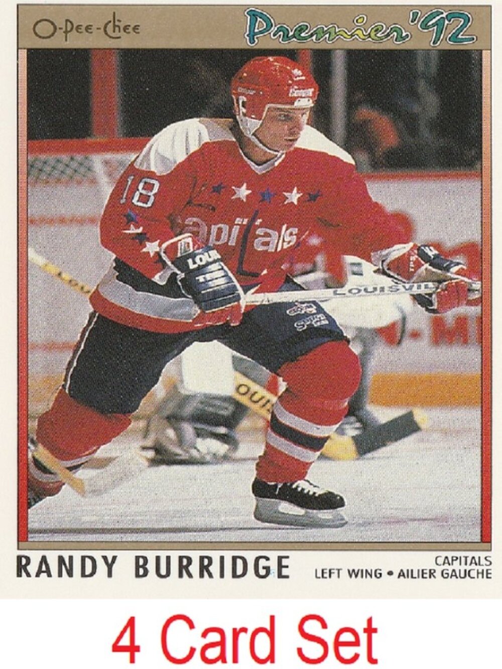Randy Burridge Hockey Card Collection